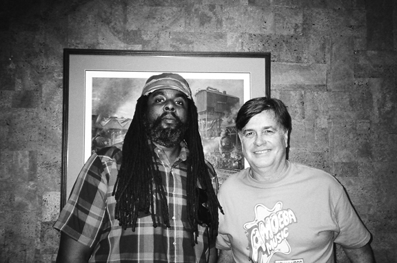 Palisadian G. Marq Roswell (right) who, recently produced the soundtrack to