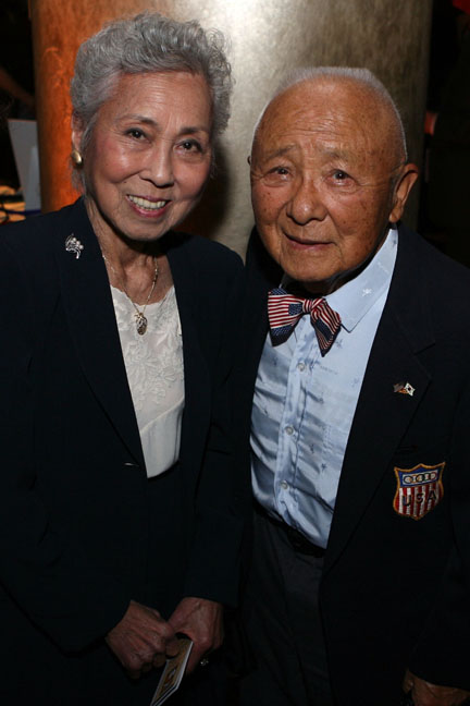 Olympic diving champion Sammy Lee and his wife Roz. Rich Schmitt/Staff Photographer