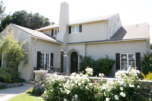 The Rev. Charles Scott home on Via de la Paz was completed in 1923. The exterior of the house, as seen from the street, has remained basically unchanged over the years.