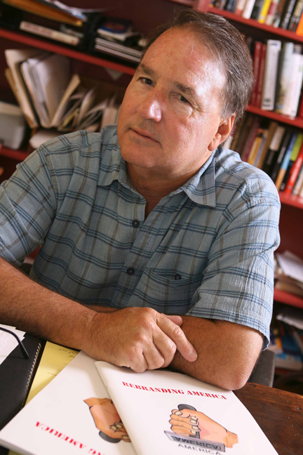 Ambassador Derek Shearer, at home in Rustic Canyon, guided his Occidental College students in their study to rebrand America.