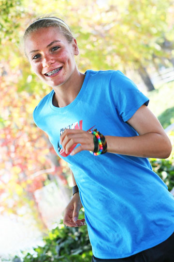 Palisades High sophomore Marissa Williams hopes to break the five-minute mile mark this season. Rich Schmitt/Staff Photographer