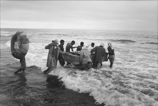 Cuban refugees, photo by Martin Sugarman