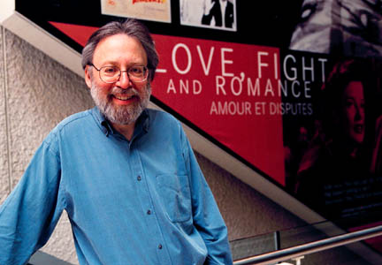 Kenneth Turan at the Cannes Film Festival. 	Photo: Patricia Williams