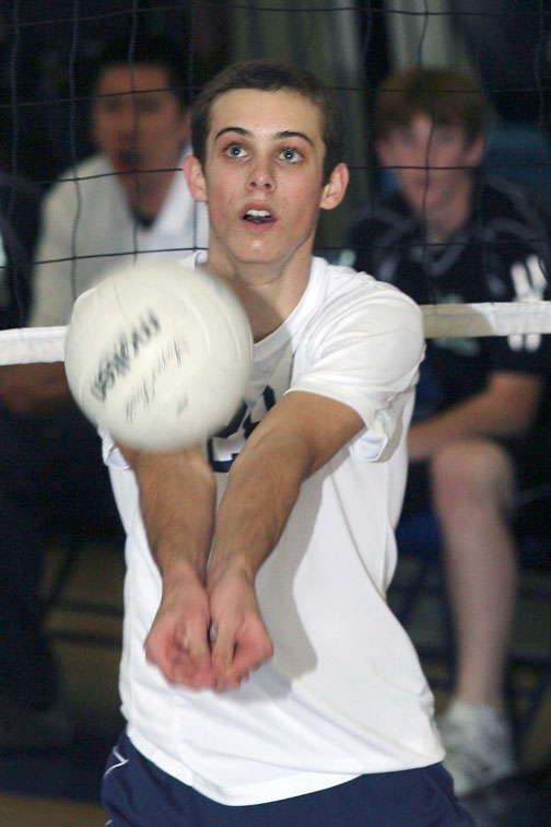 Setter Scott Vegas was named Most Valuable Player in boys' volleyball this spring.